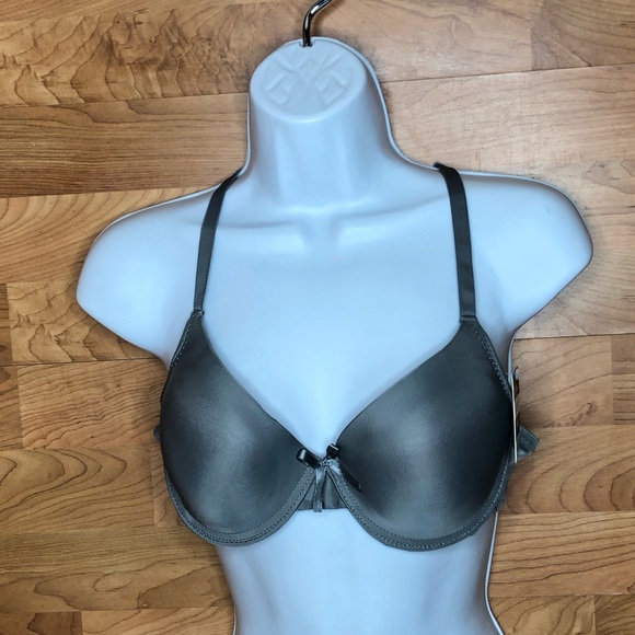Angelina Other - Angelina Padded Underwire Racerback Bra Gray